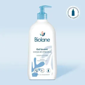 Biolane 2 in 1 Hair and Body Cleanser (Gel Lavant) 750ml