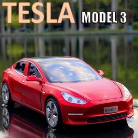 1:32 Tesla MODEL 3 Alloy Car Model Diecasts & Toy Vehicles Toy Cars Free Shipping Kid Toys For Children Gifts Boy Toy