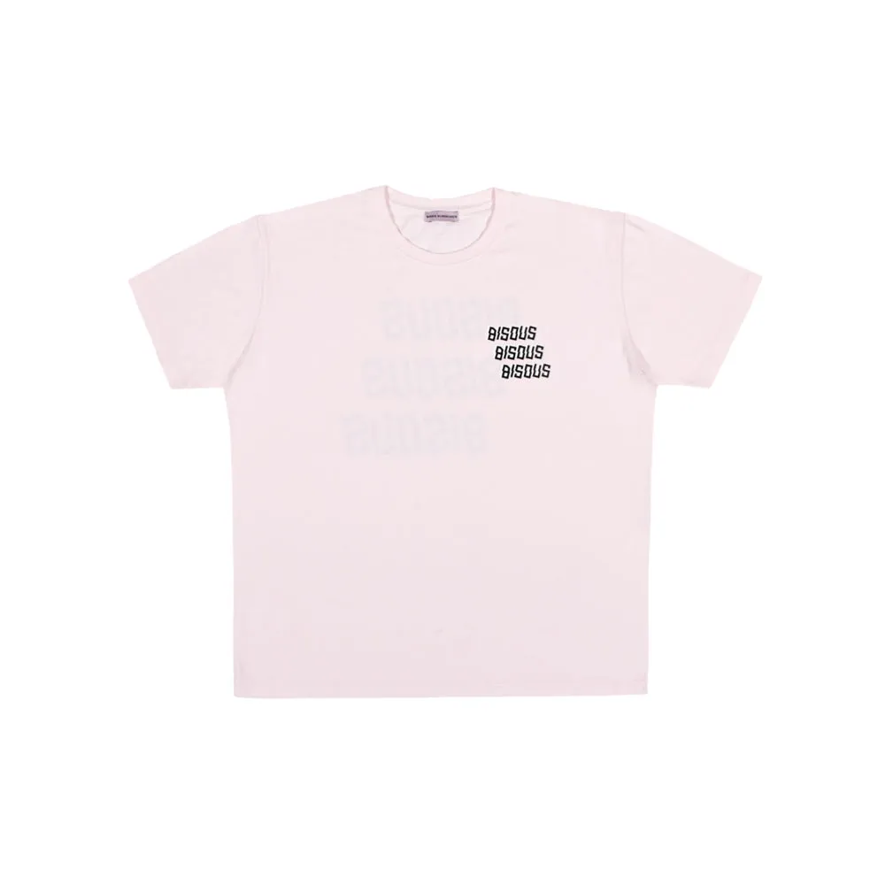 Bisous x 3 Back T-Shirt (Light Pink)