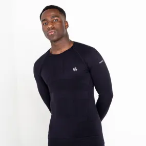 Dare2b Mens Zone In Long Sleeved Base Layer -BLACK