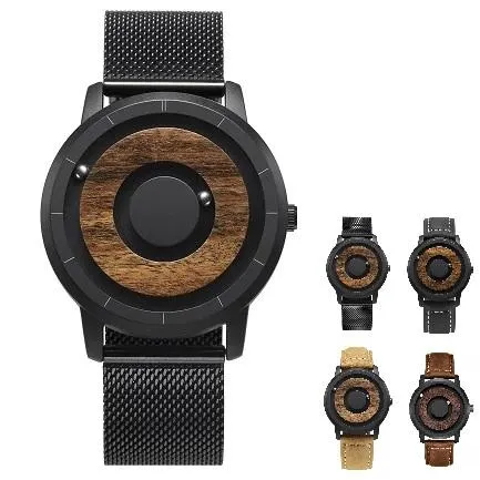 ECO™ Men's Wooden Magnetic Dial Watch