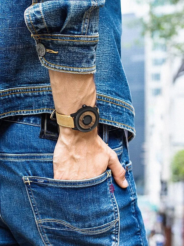 ECO™ Men's Wooden Magnetic Dial Watch