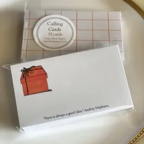 Hermes Box Calling Cards