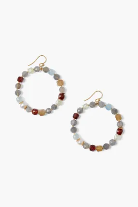 Magdalena Hoop Earrings Multi