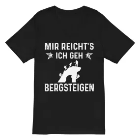 Mir Reicht's Ich Gen Bergsteigen - Herren V-Neck Shirt