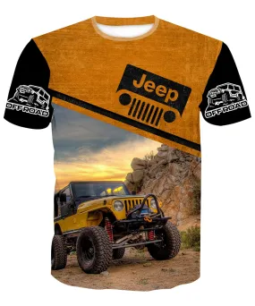 Off Road Jeep TJ - Orange T-Shirt