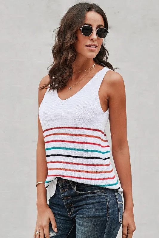 Palm Beach Sweater Tank