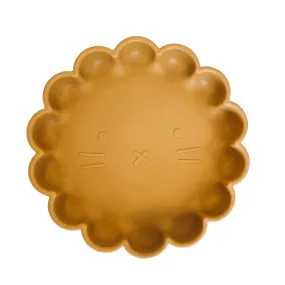 Petite Eats Suction Lion Plate - Mustard