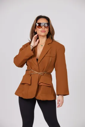 SAM BROWN BELTED BLAZER