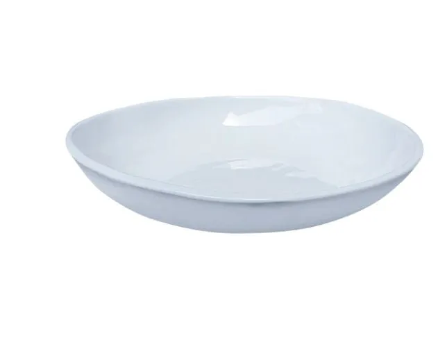 Simple Design Pasta Bowl White