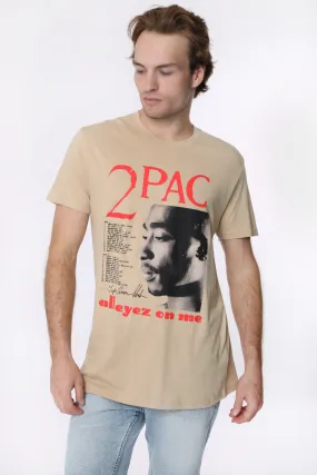 T-Shirt Imprimé Tupac Homme