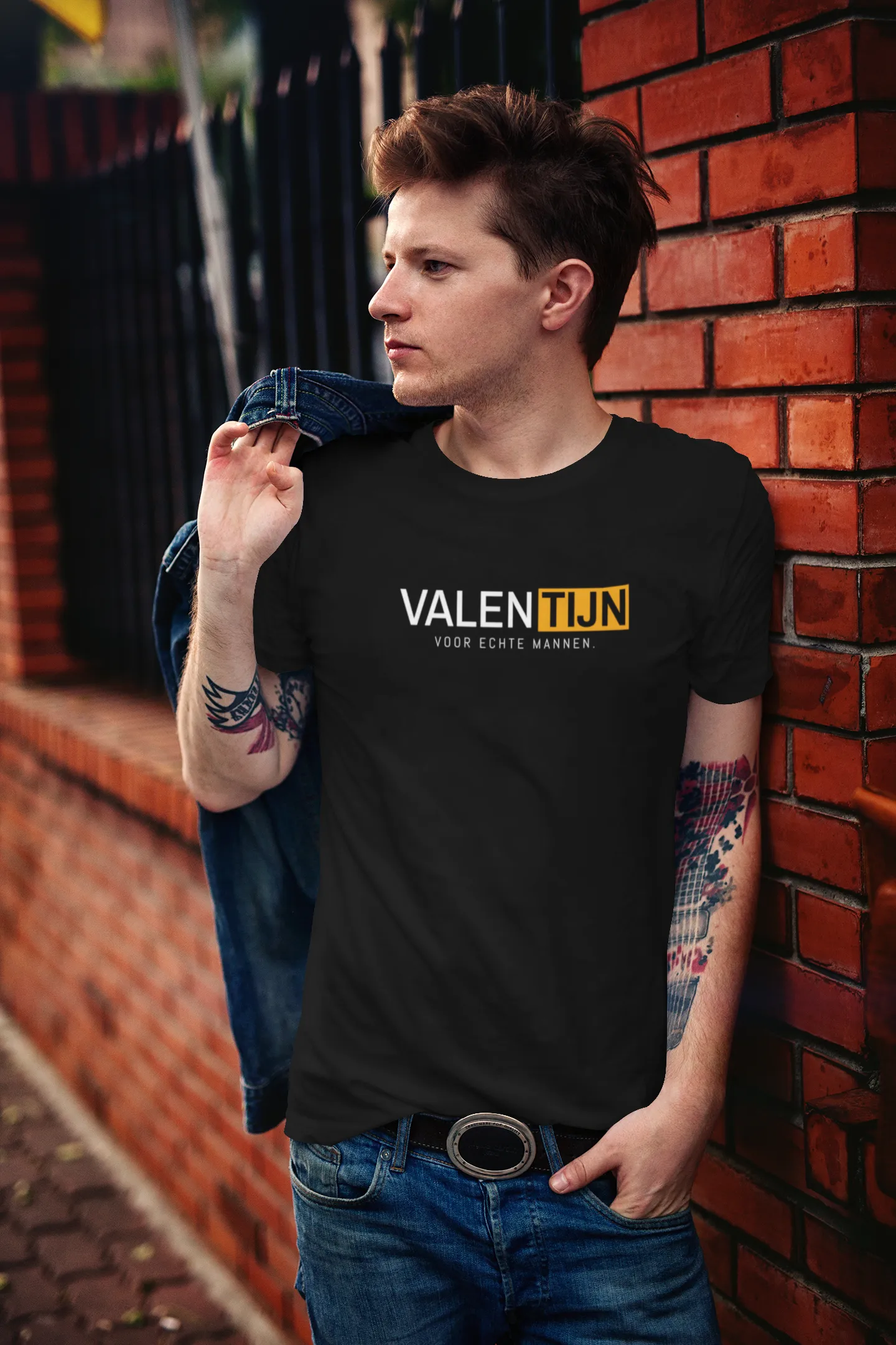 Valentijn voor echte mannen t-shirt